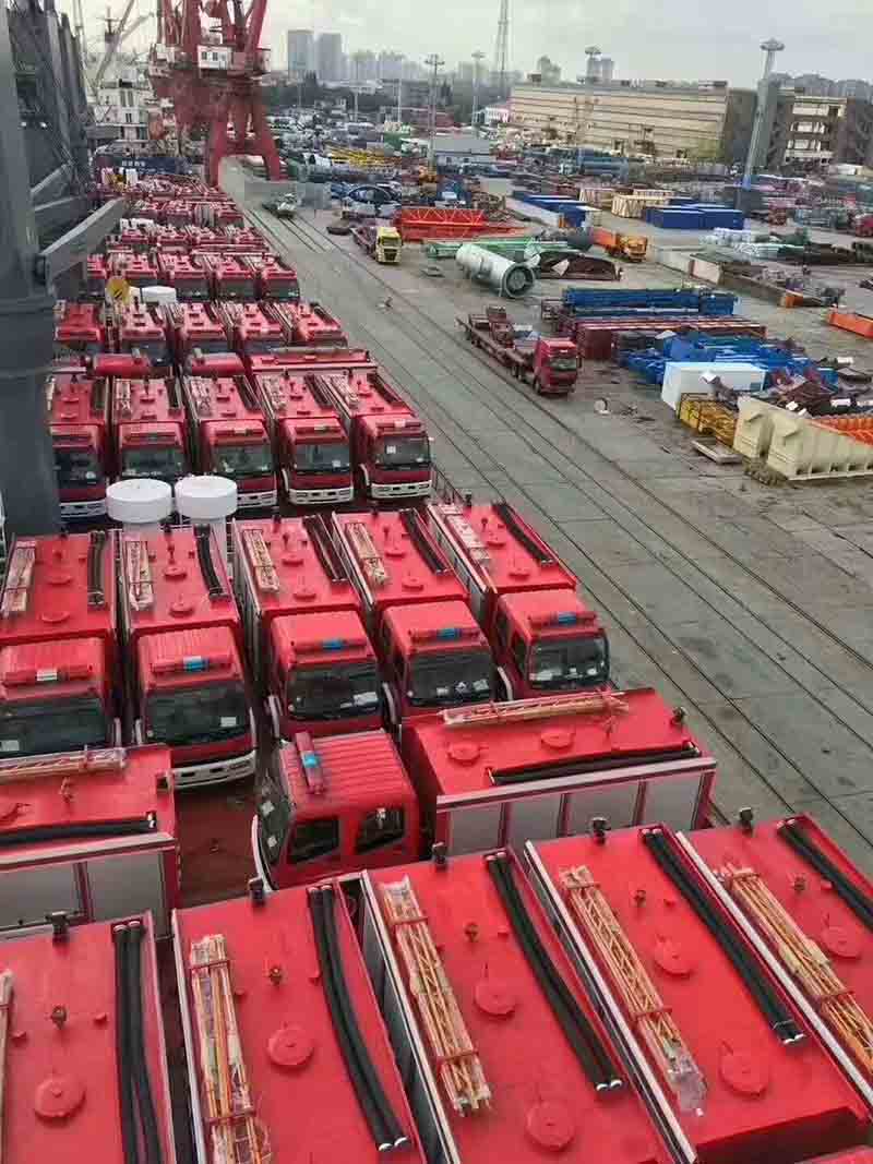bg大游消防车出口项目案例展示