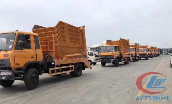 bg大游公司出口摆臂垃圾车