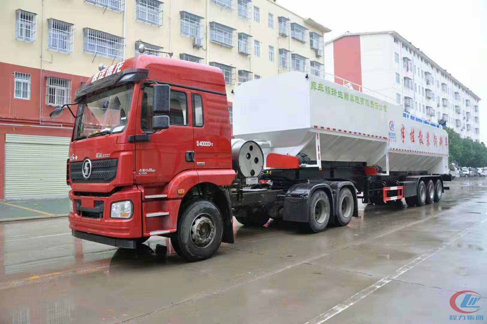 bg大游威牌66方半挂饲料车