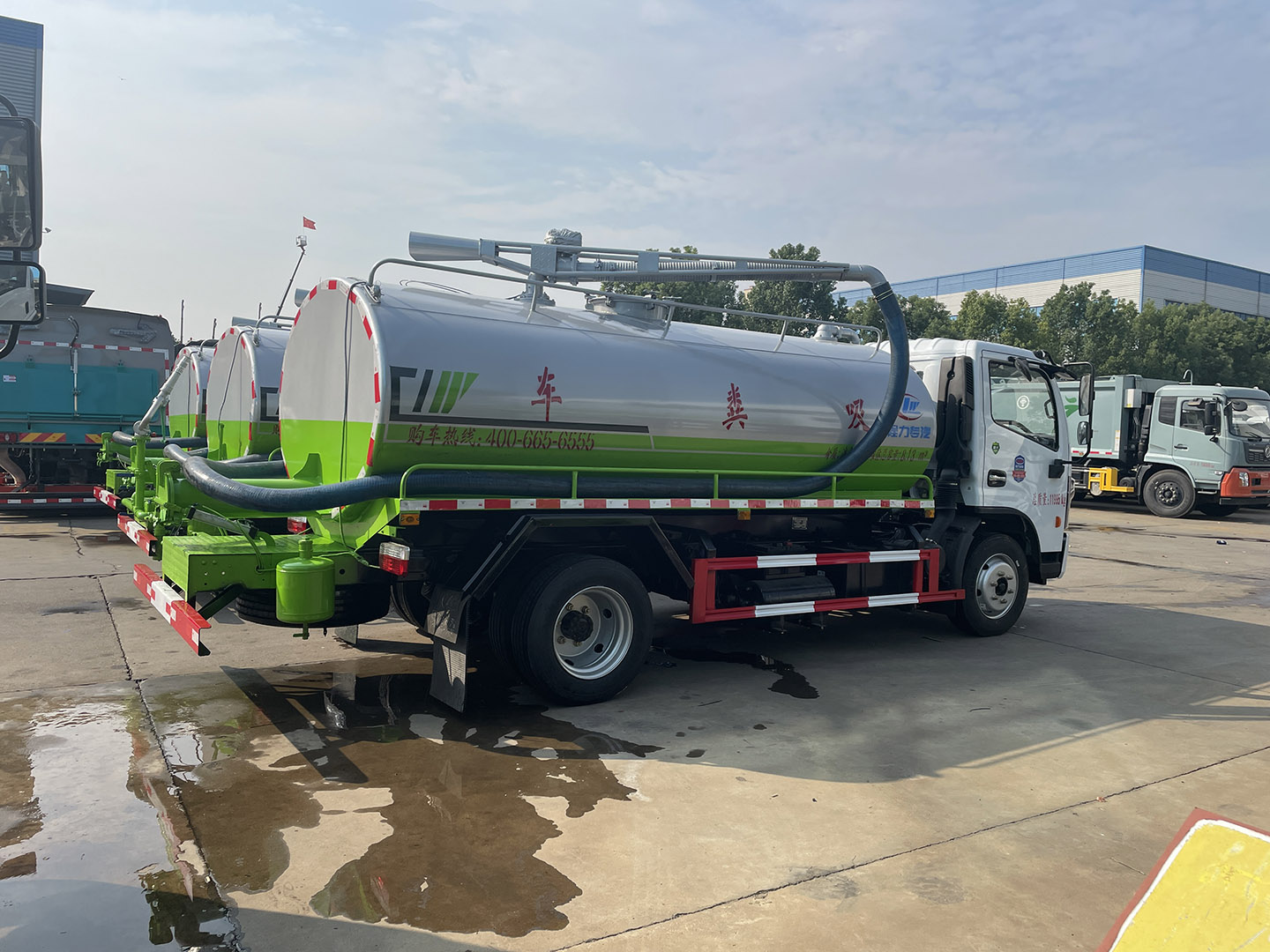 bg大游专汽东风多利卡8方吸粪车
